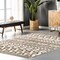 Nuloom Rebecca High Low Textured Shaggy Area Rug 4ft x 6ft OZTT01B-406 - alternate 1